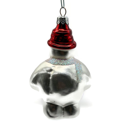 Christopher Radko Frosty Cares AIDS Awareness Snowman Christmas Ornament 94SP05