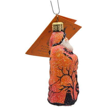 Patricia Breen Miniature Redoute Santa Claus Orange Cat Halloween Ornament