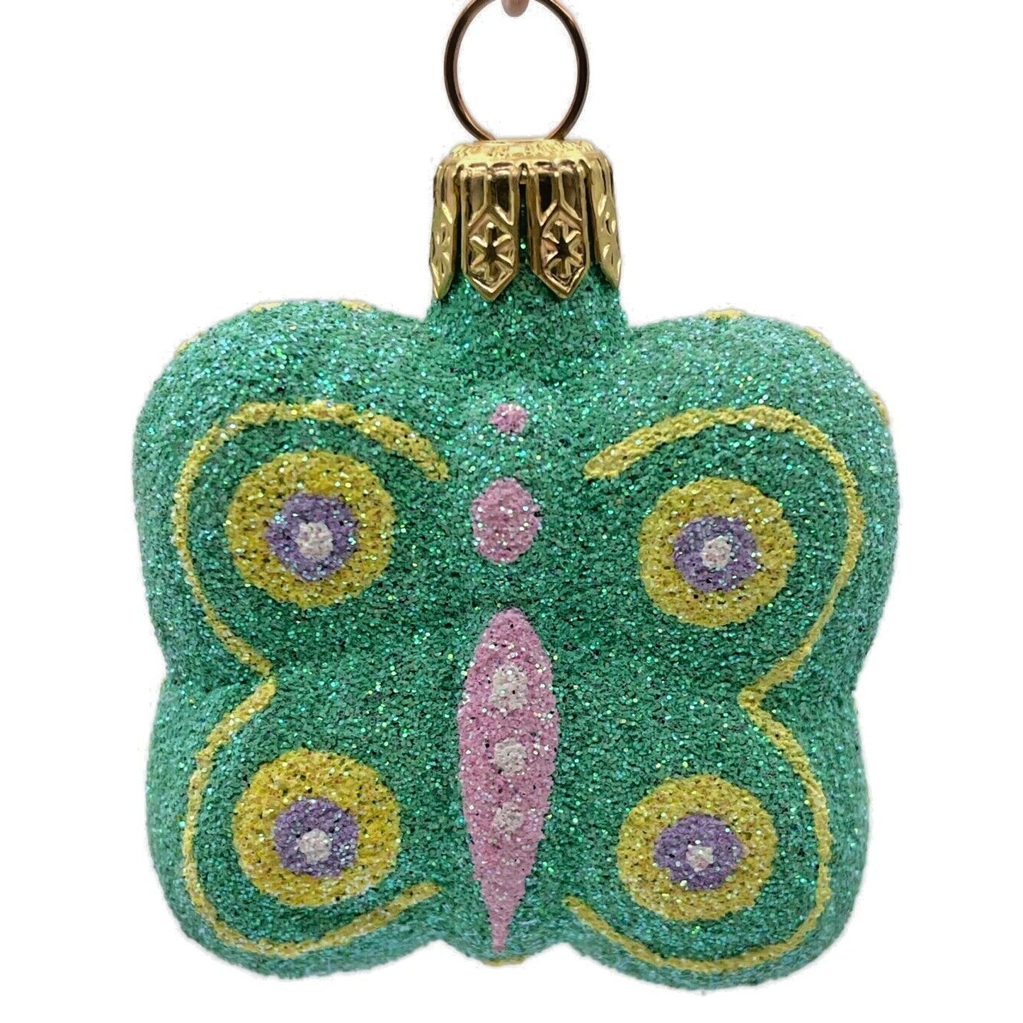 Patricia Breen Butterfly Green Bug Insect Spring Holiday Christmas Tree Ornament
