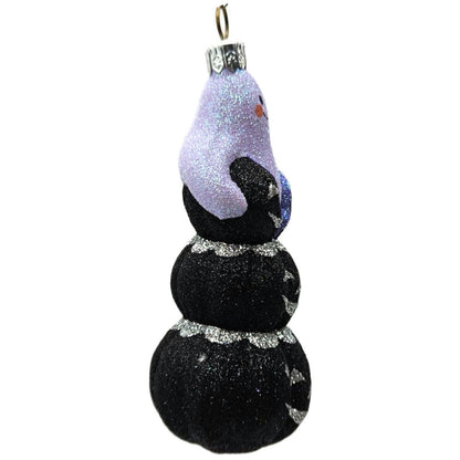 Patricia Breen Halloween Oooooohhhhhh Purple Ghost Glass Halloween Ornament 2337