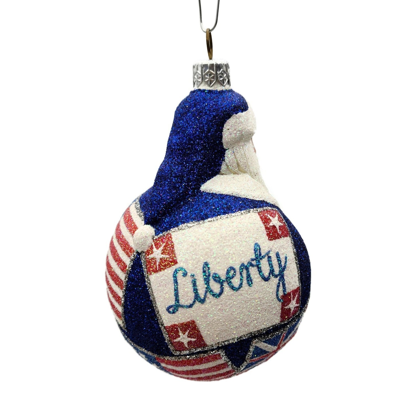 Patricia Breen Santa du Monde Liberty Santa Claus Patriotic Tree Ornament