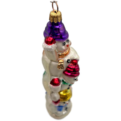 Christopher Radko Snowtem Pole Snowman Christmas Tree Ornament 96-155-0