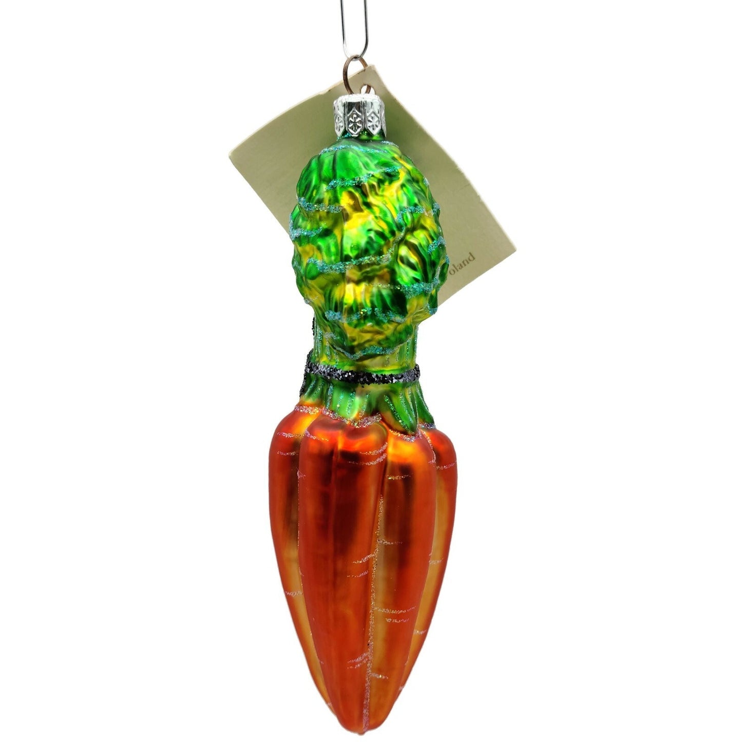 Patricia Breen A Walk in the Marche Ouvert Les Carrots Holiday Tree Ornament