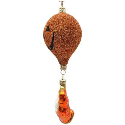 Patricia Breen Into The Blue Pumpkin Orange Santa Halloween Christmas Ornament