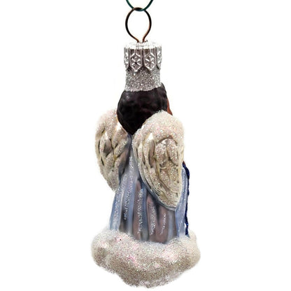 Patricia Breen Quartet of Angels Pastel Heart Blue Christmas Tree Ornament
