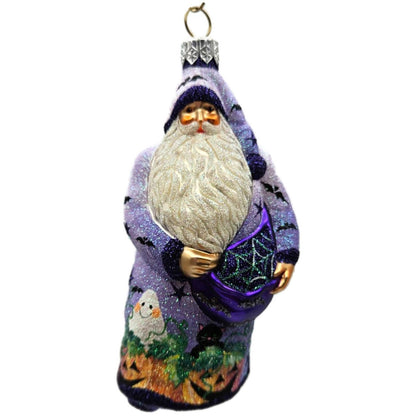Patricia Breen Remember Me Santa Moon Purple Ghost Halloween Christmas Ornament