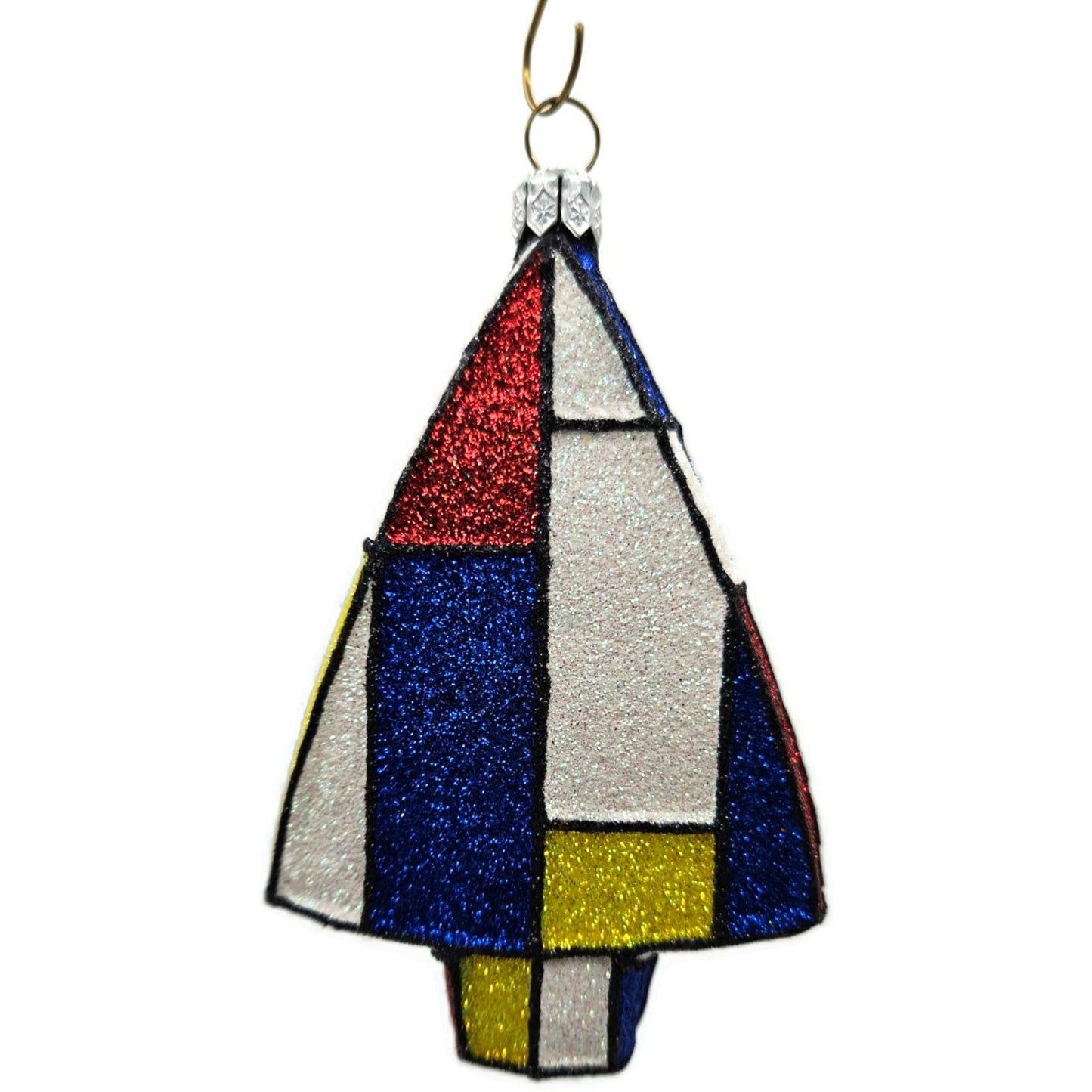 Patricia Breen Mondrian Tree Piet Abstract Art Dutch Artist Christmas Ornament