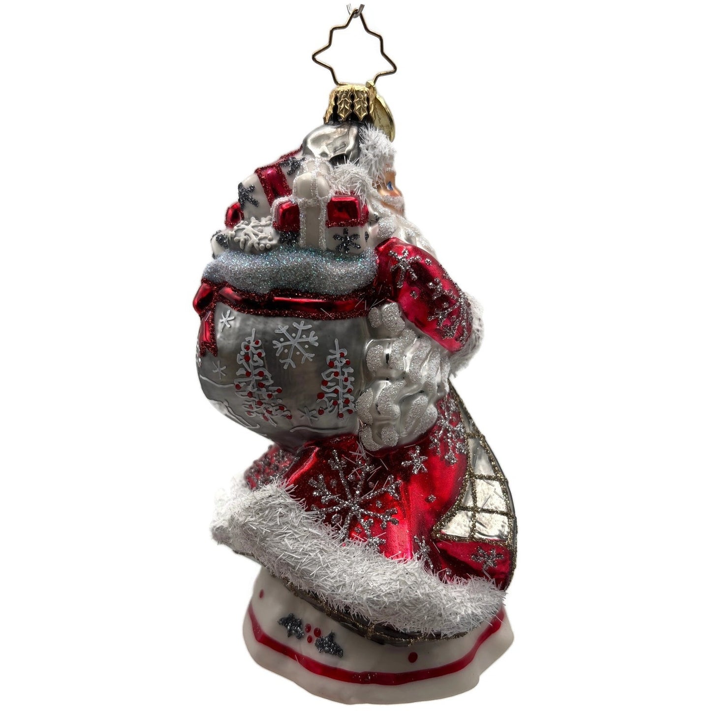 Christopher Radko Winter Splendor Santa Claus Christmas Tree Ornament 1021740