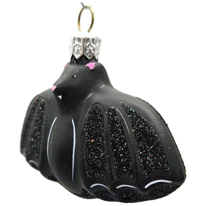Patricia Breen Henry The Bat Black Glass Halloween Christmas Tree Ornament 2323