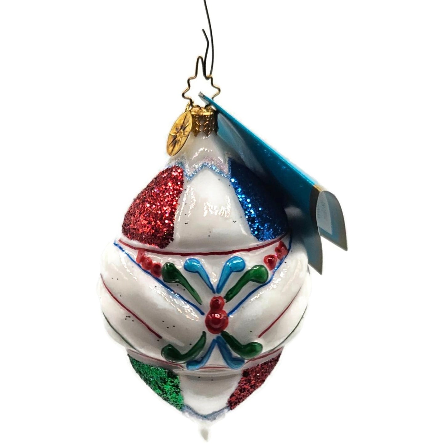 Fantasia Ice Delites Christopher Radko 3 Pcs Set Christmas Ornaments with Box