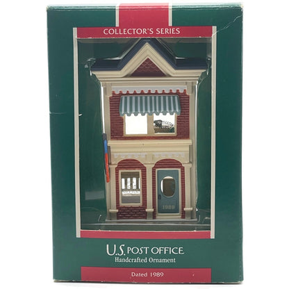 Hallmark Ornament US Post Office 1989 Nostalgic Christmas Village Tree Keepsake