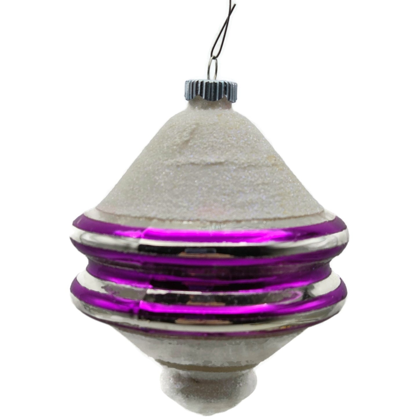 Christopher Radko Shiny Brite Snow Tops Christmas Tree Ornament Set 4001370