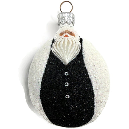 Patricia Breen Santa Ladybug Black Buttons Polka Dots Christmas Ornament 2133