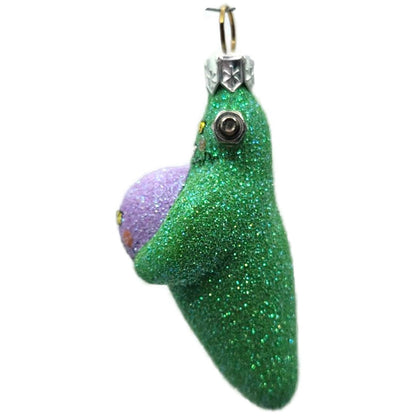 Patricia Breen Franken Surprise Green Lavender Halloween Christmas Tree Ornament