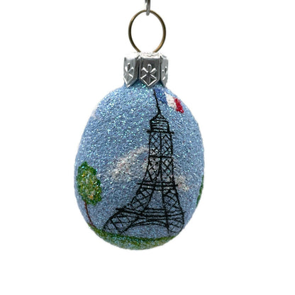 Patricia Breen Miniature Egg Paris Eiffel Tower Easter Christmas Tree Ornament