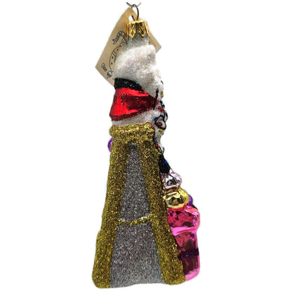 Larry Fraga Waiting For The Tree Glitter Series Gifts Christmas Tree Ornament
