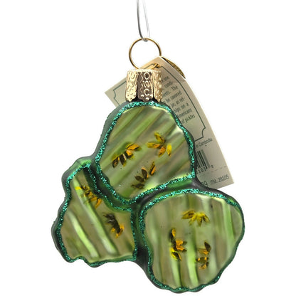 Pickle Chips Ornament: Old World Christmas Green Vegetable OWC