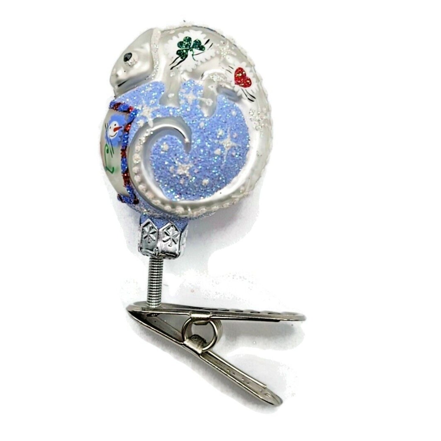 Patricia Breen Ultra Miniature Chameleon Letters Clip On Christmas Tree Ornament