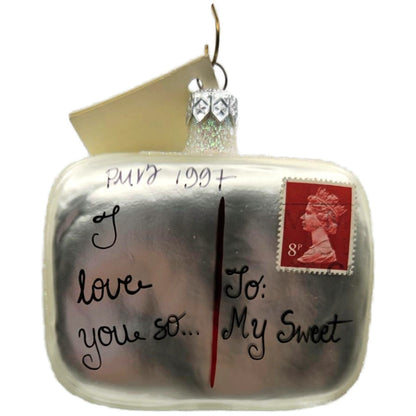 Patricia Breen To My Sweet Pearl Purple Heart Valentines Christmas Ornament CO