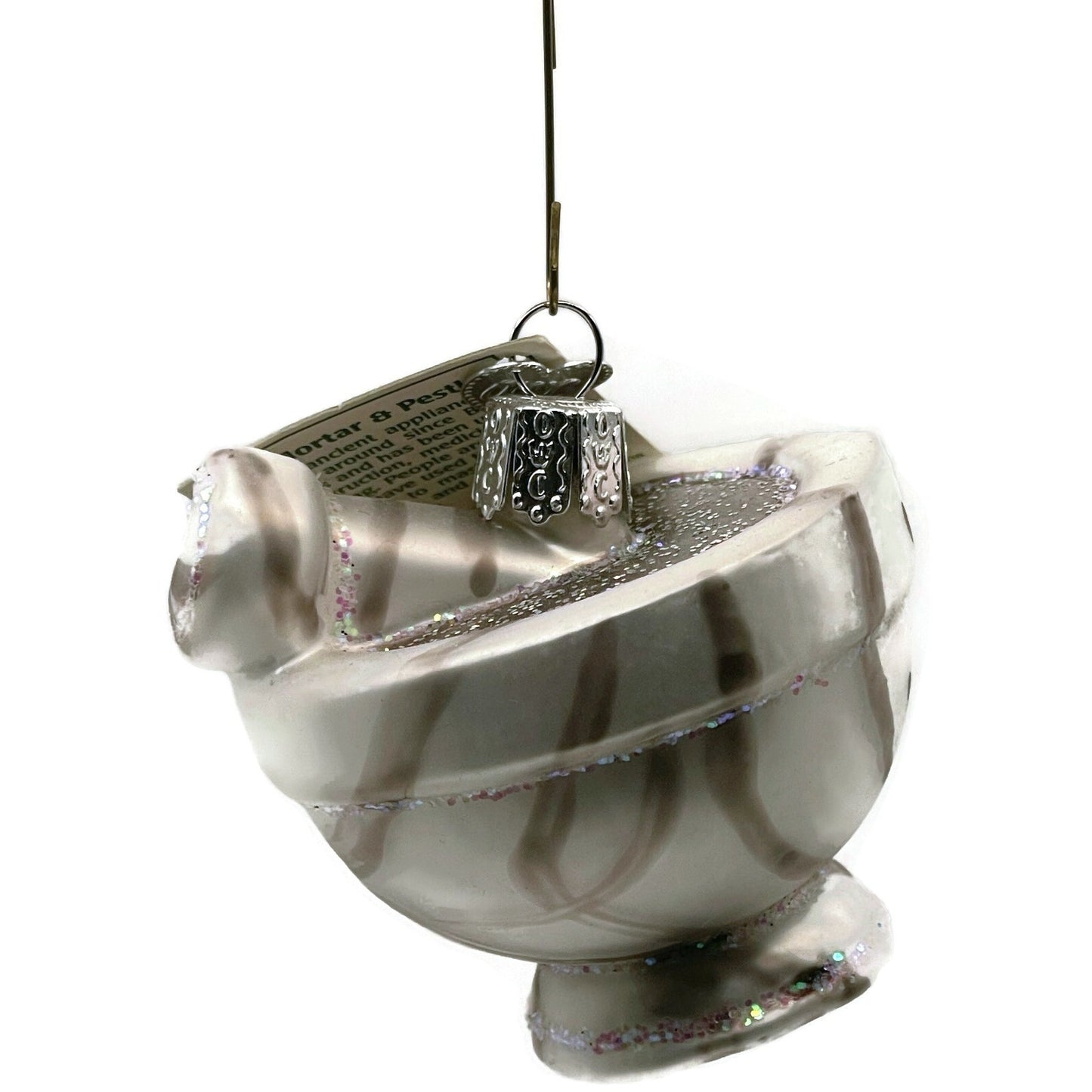 OWC Mortar Pestel Ornament Tool Kitchen Appliance Old World Christmas Tree Decor