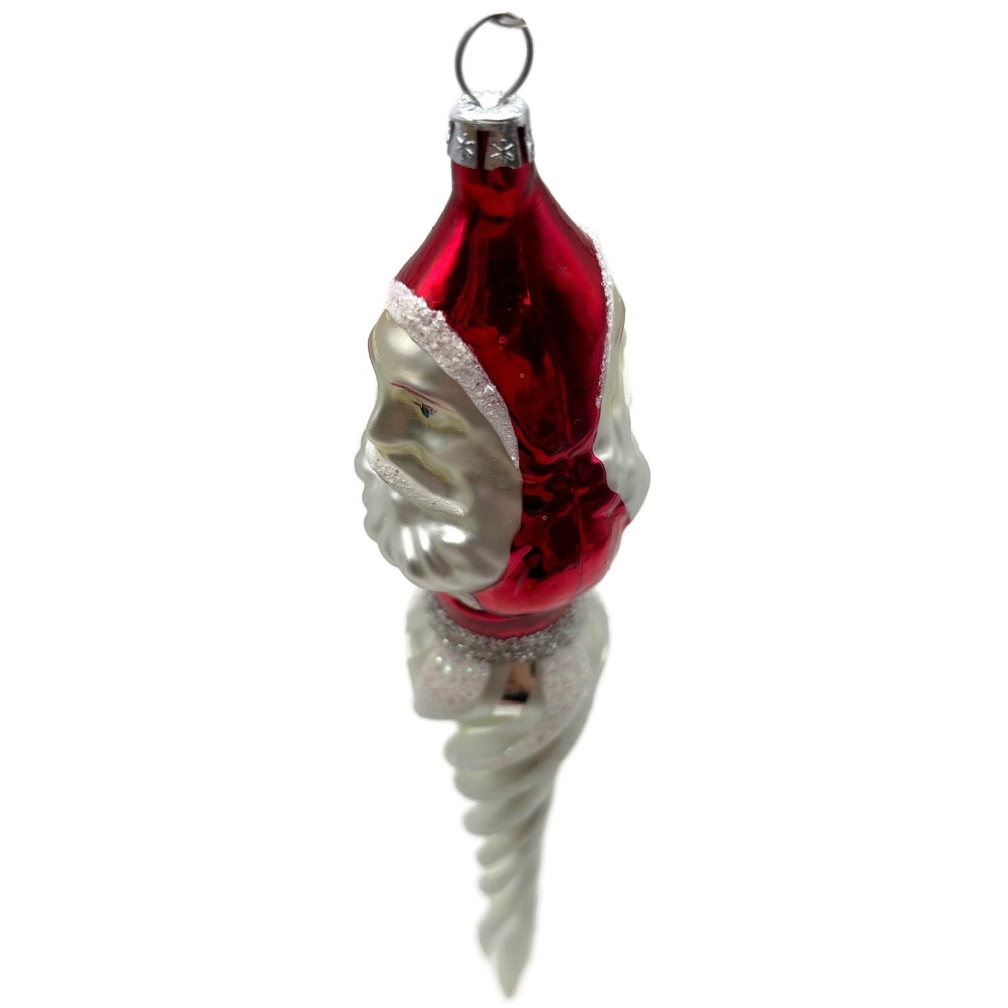 Christopher Radko St. Nickcicle Two Sided Santa Christmas Tree Ornament 92-107-0