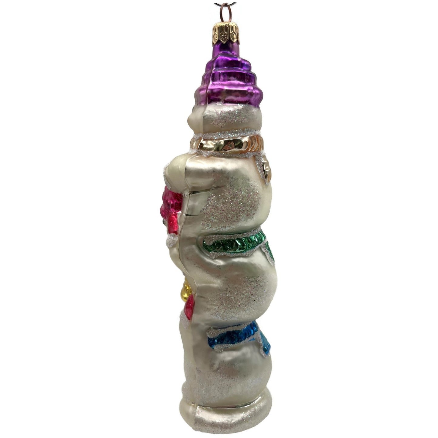 Christopher Radko Snowtem Pole Snowmen Christmas Tree Ornament 96-155-0