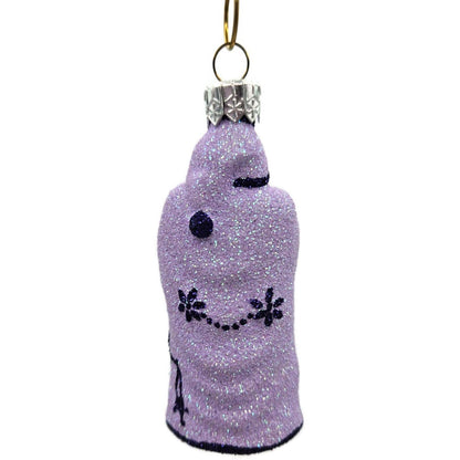 Patricia Breen Mini Redoute Santa Lavender Silhouettes Christmas Ornament 2426