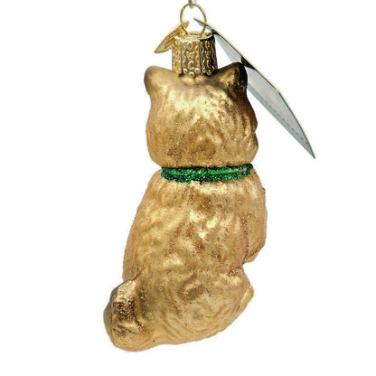 Old World Christmas Cairn Terrier Golden Dog Pet OWC Christmas Tree Ornament