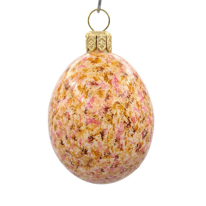 Patricia Breen Medium Egg Trio Nuthatch Pink Spring Easter Holiday Ornament Lot