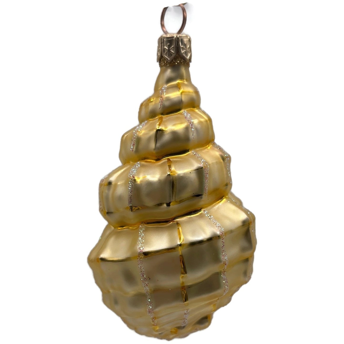 Patricia Breen Eric's Shell Gold Summer Nautical Aquatic Christmas Ornament CATZ
