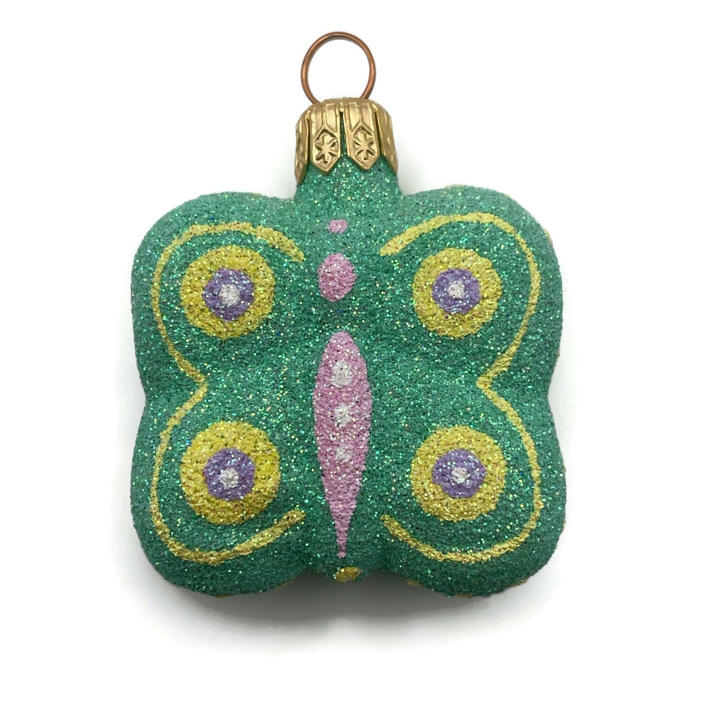 Patricia Breen Butterfly Green Bug Insect Spring Holiday Christmas Tree Ornament