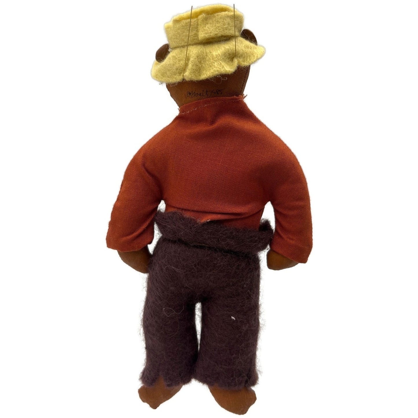 Gladys Boalt Brer Bear Uncle Remus Brown Fabric Christmas Tree Ornament Signed