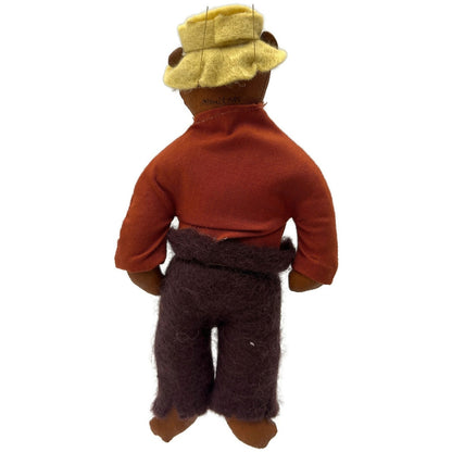 Gladys Boalt Brer Bear Uncle Remus Brown Fabric Christmas Tree Ornament Signed