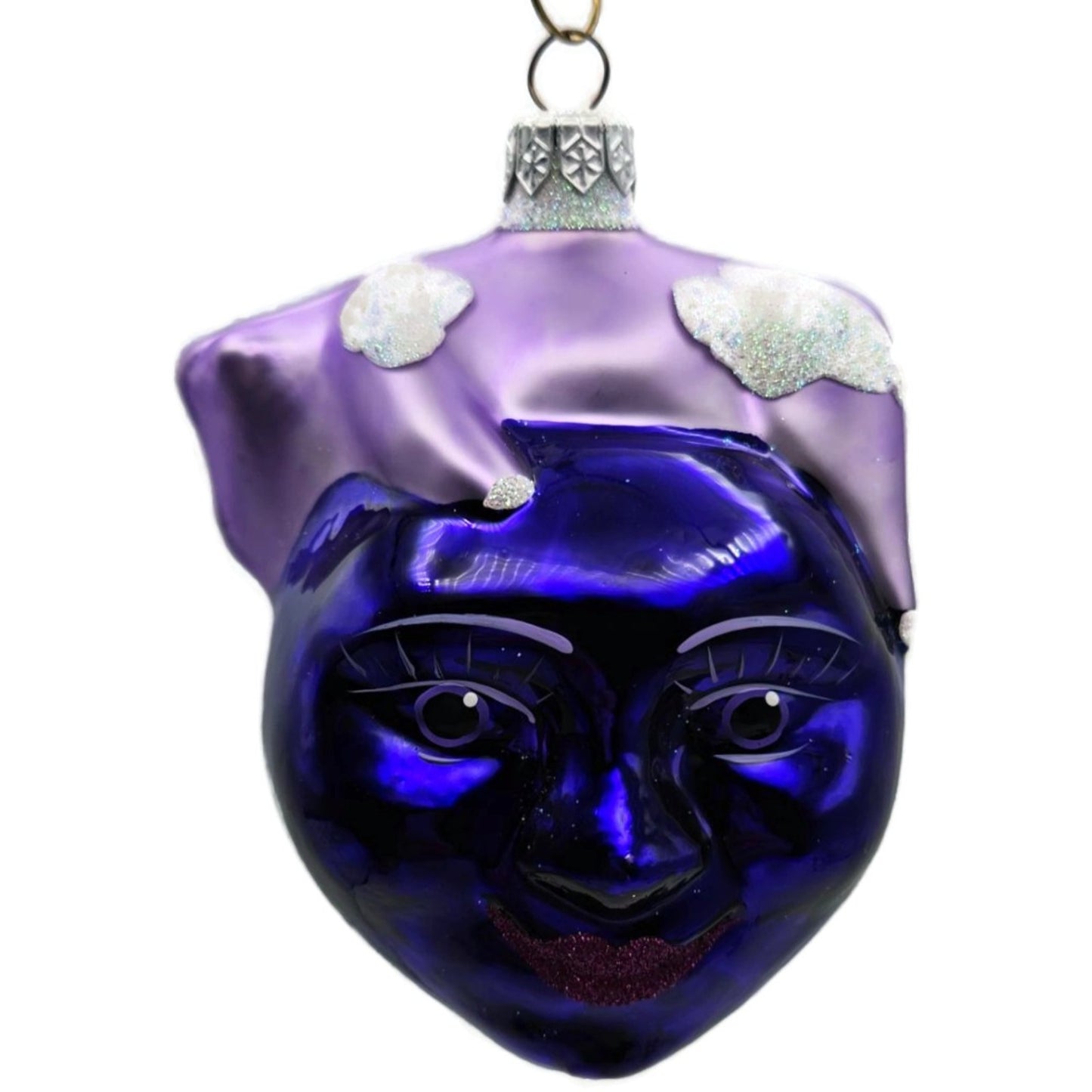 Patricia Breen And The Cow Jumped Purple Diddle Diddle Series Christmas Ornament