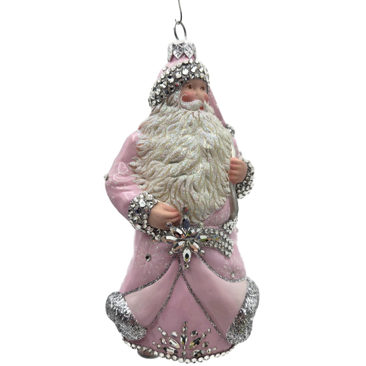 Patricia Breen Finnmark Claus Pink Santa Tree Adornment Christmas Ornament CATZ