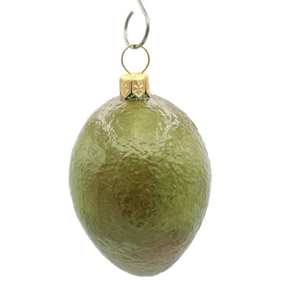 Patricia Breen Demi Egg Kiwi Green Velvet Fruit Food Holiday Ornament