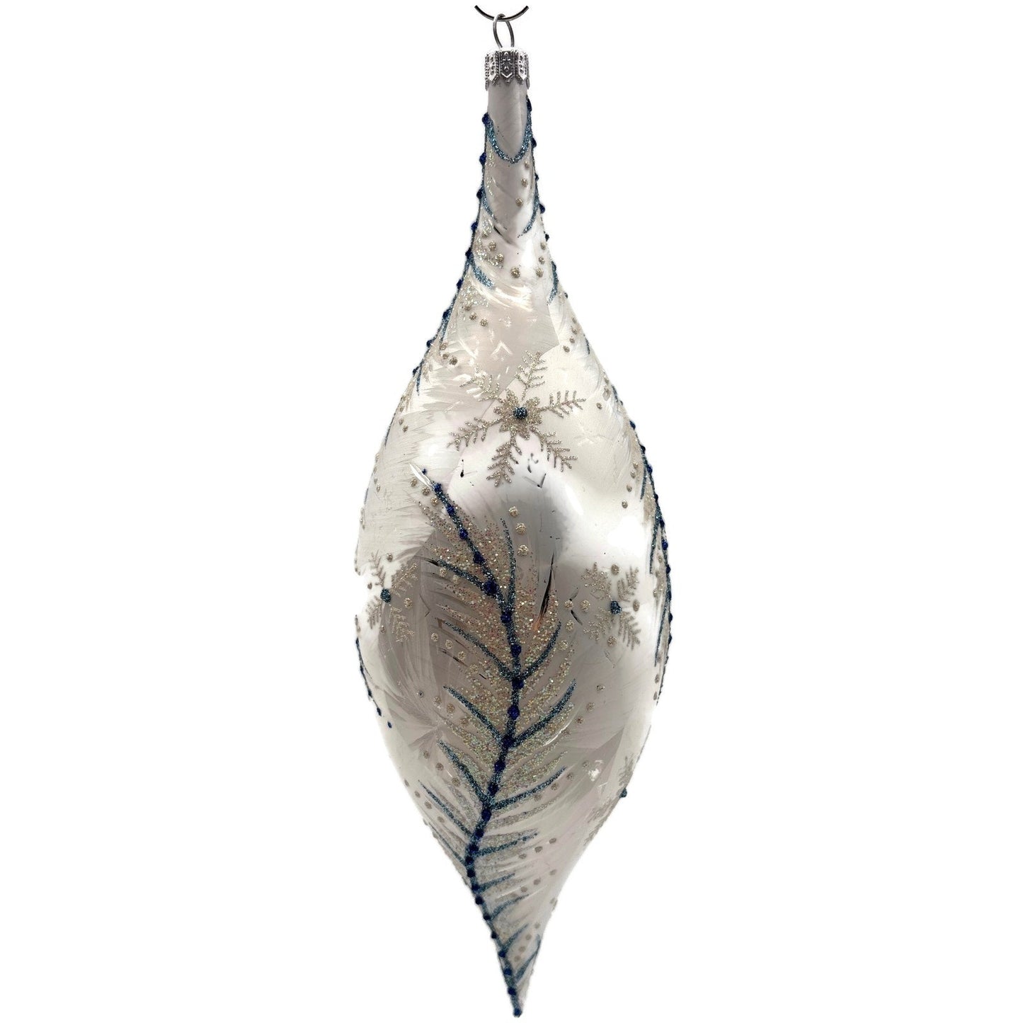 Heartfully Yours Christopher Radko Lismore Drop Glass Christmas Tree Ornament