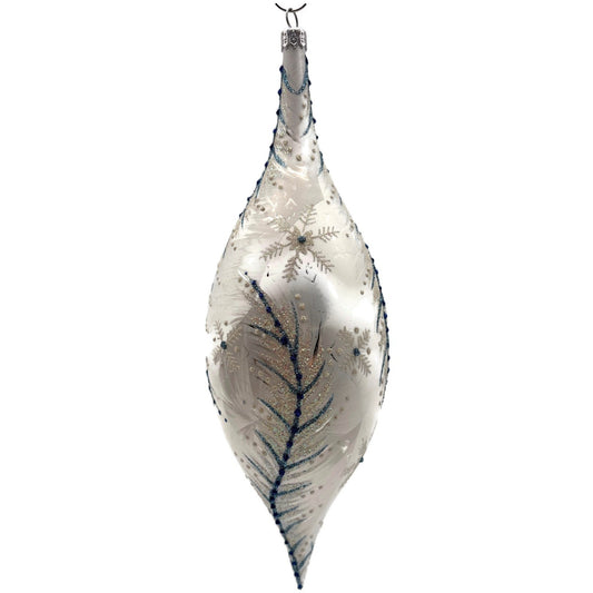 Heartfully Yours Christopher Radko Lismore Drop Glass Christmas Tree Ornament