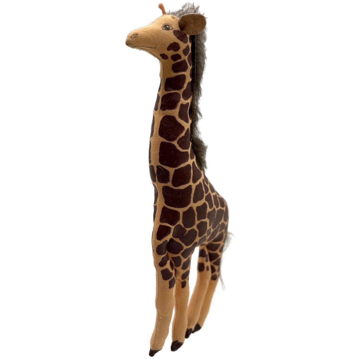 Gladys Boalt Giraffe Zoo Animal Handmade Fabric Signed Christmas Tree Ornament