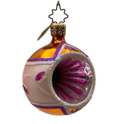 Christopher Radko Fantasia Kensington Glow Ball Reflector Christmas Ornament