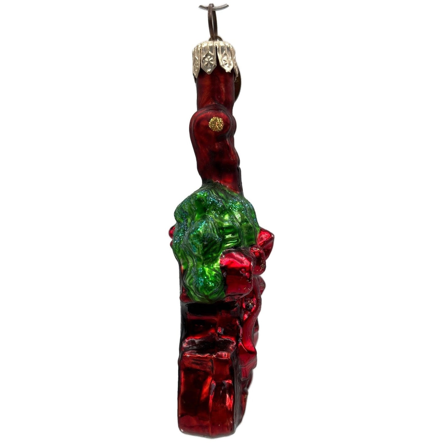 Christopher Radko Holiday Violin Gem Red Instrument Christmas Ornament 00-517-0