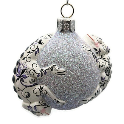 Patricia Breen Once Again for James Chinoiserie Violet Christmas Tree Ornament