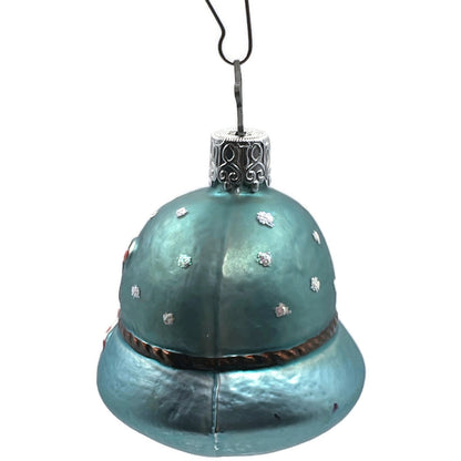 Inge Glass Ornament Christmas Cap Candy Canes Old World Christmas Tree Decor