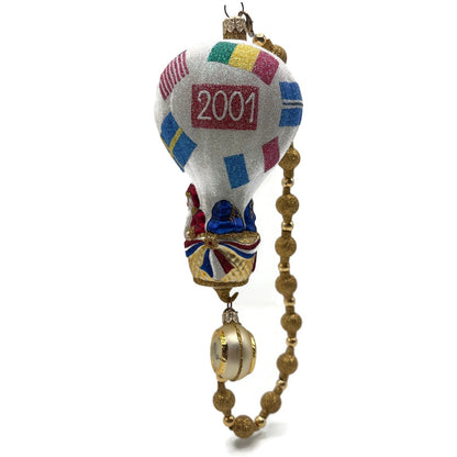 Patricia Breen Citizen of the World Hot Air Balloon Christmas Tree Ornament NM