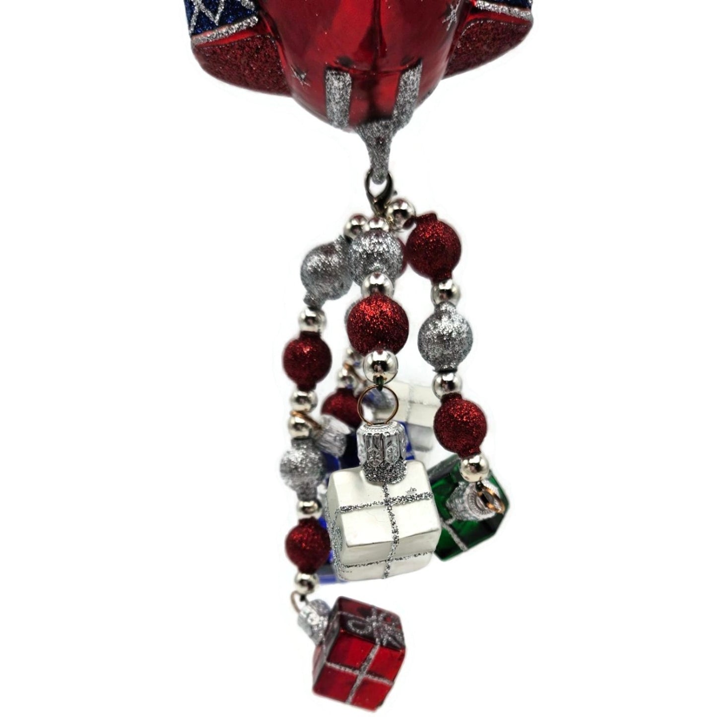 Patricia Breen Santa du Ciel Red Air Plane Travel Gifts Christmas Tree Ornament