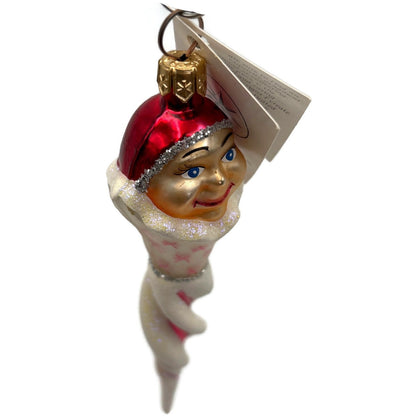Christopher Radko Jack Frost Jr. Red Icicle Christmas Tree Ornament 98-265-0