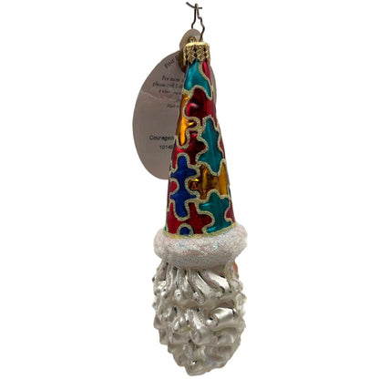 Christopher Radko Courageous Cringle Santa Christmas Tree Ornament 1014999