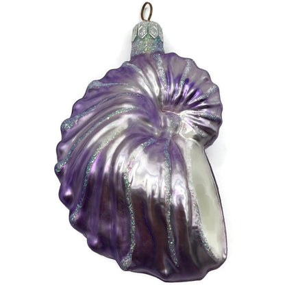 Patricia Breen A Walk on the Beach Lavender Shell Summer Nautical Ornament 9750