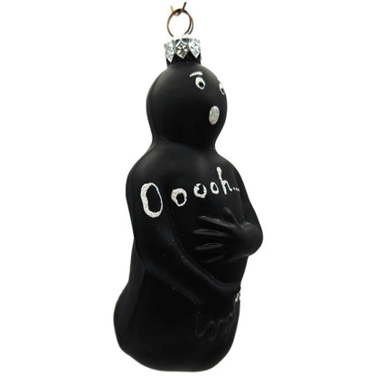 Patricia Breen Oscar Ghost Black Matte Halloween Christmas Tree Ornament