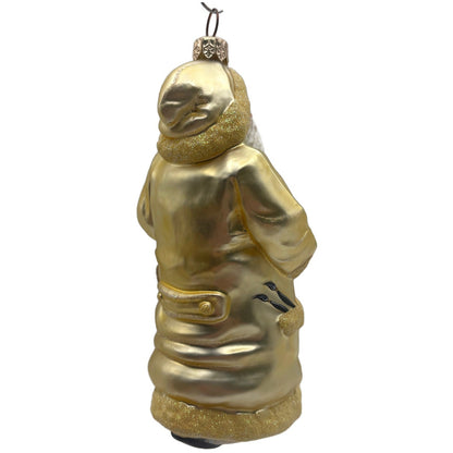 Patricia Breen Santa For Kevin Fall Yellow Flowers Christmas Tree Ornament
